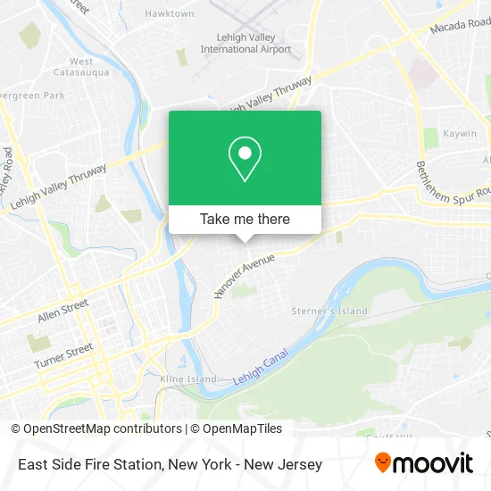 Mapa de East Side Fire Station
