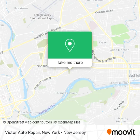 Victor Auto Repair map