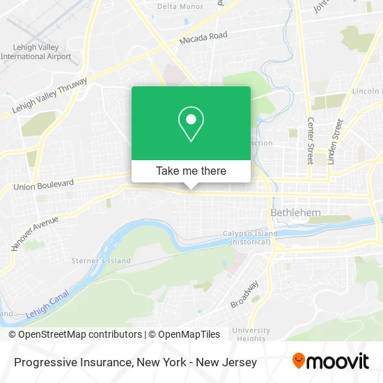 Progressive Insurance map