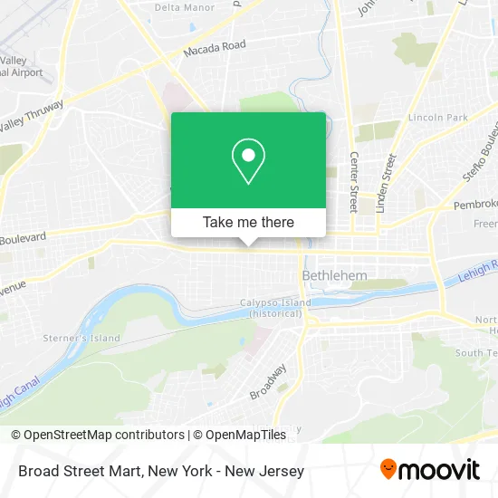 Broad Street Mart map