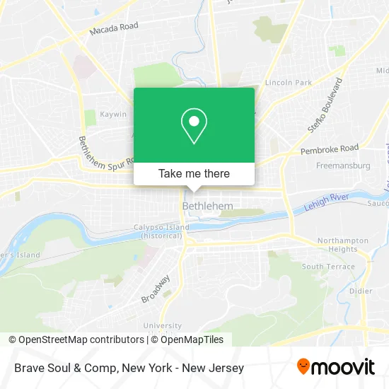 Brave Soul & Comp map