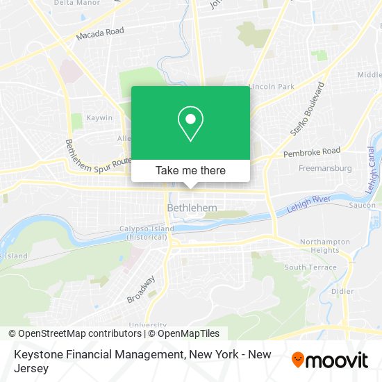 Mapa de Keystone Financial Management