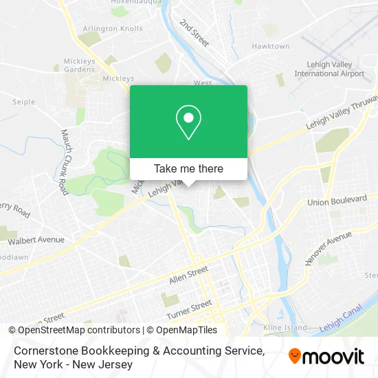 Mapa de Cornerstone Bookkeeping & Accounting Service