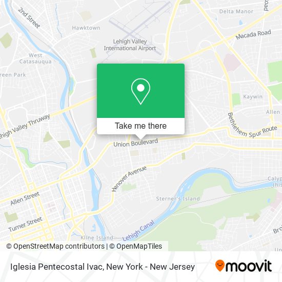 Mapa de Iglesia Pentecostal Ivac