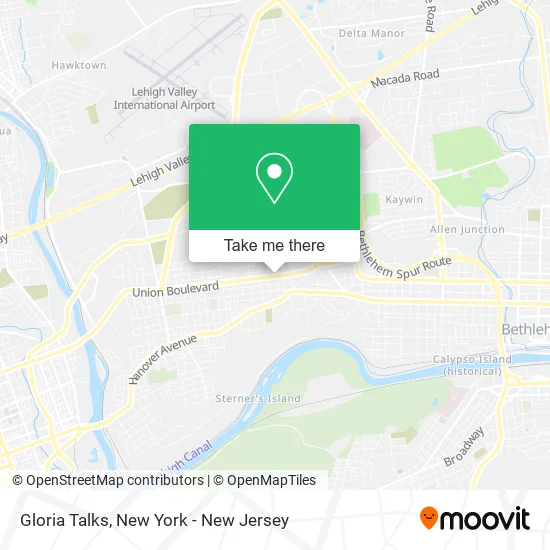 Gloria Talks map