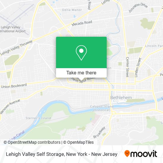 Mapa de Lehigh Valley Self Storage