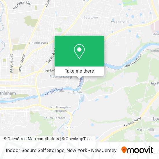 Indoor Secure Self Storage map