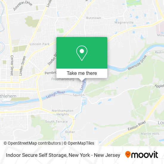 Indoor Secure Self Storage map