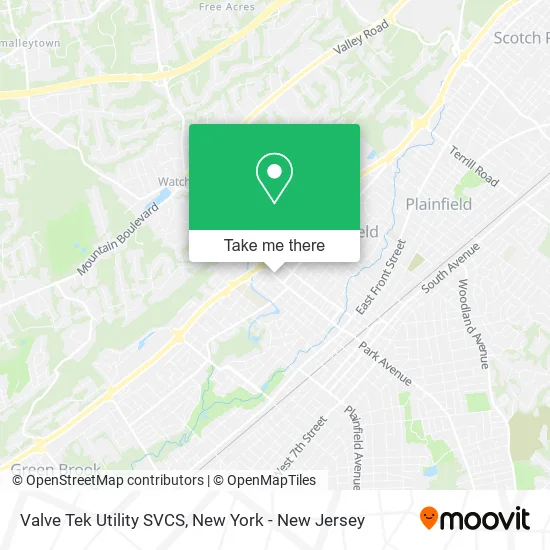 Valve Tek Utility SVCS map