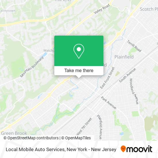 Local Mobile Auto Services map