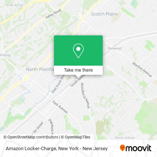 Amazon Locker-Charge map