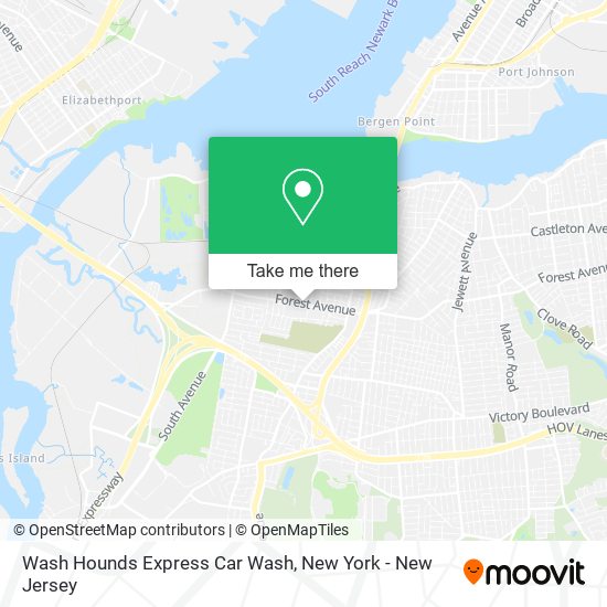 Mapa de Wash Hounds Express Car Wash