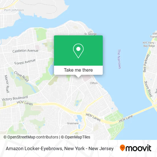Amazon Locker-Eyebrows map