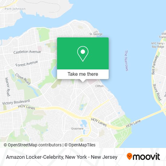 Mapa de Amazon Locker-Celebrity