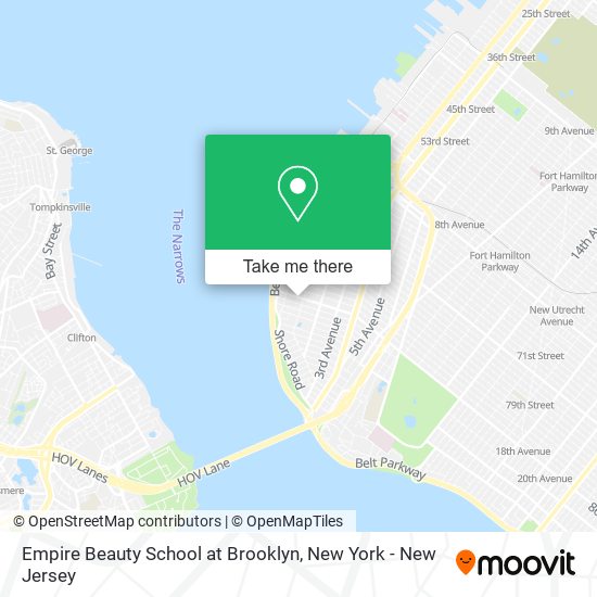 Empire Beauty School at Brooklyn map
