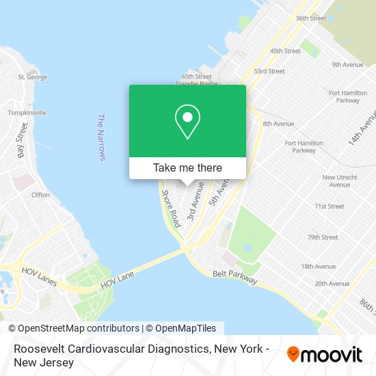 Roosevelt Cardiovascular Diagnostics map