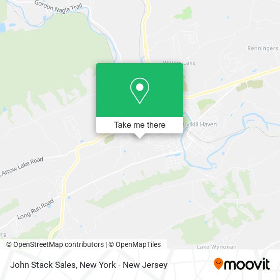 John Stack Sales map