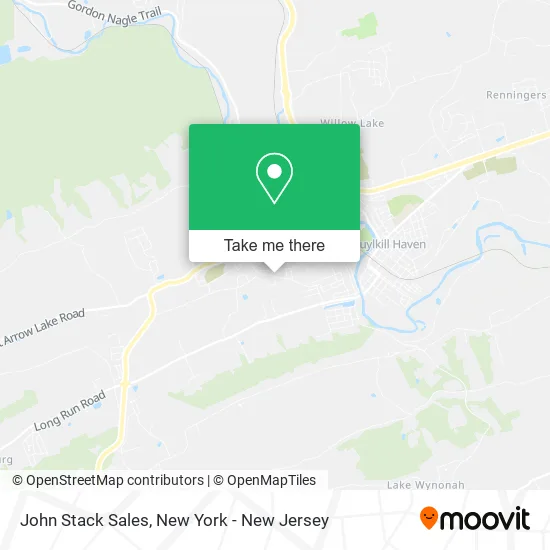 John Stack Sales map