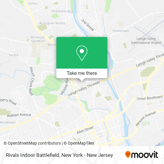 Rivals Indoor Battlefield map
