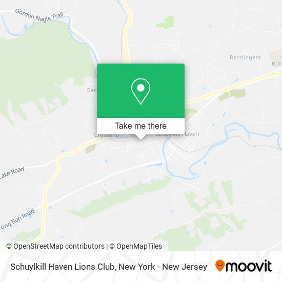 Mapa de Schuylkill Haven Lions Club