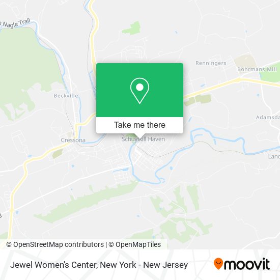 Jewel Women's Center map