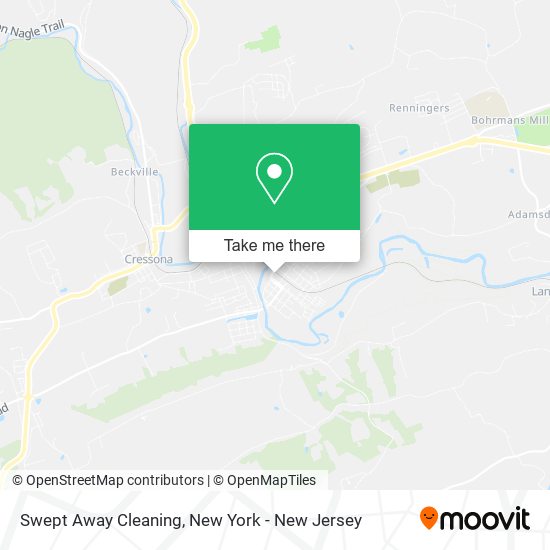 Mapa de Swept Away Cleaning