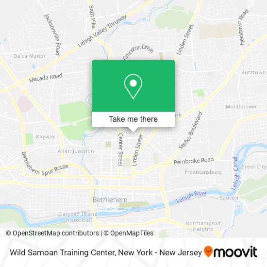 Mapa de Wild Samoan Training Center