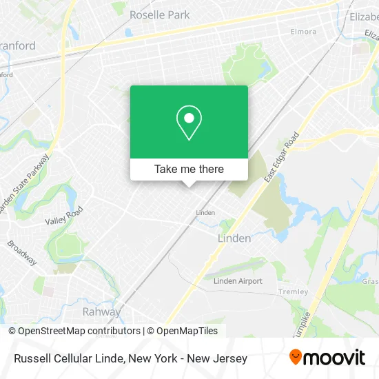 Mapa de Russell Cellular Linde