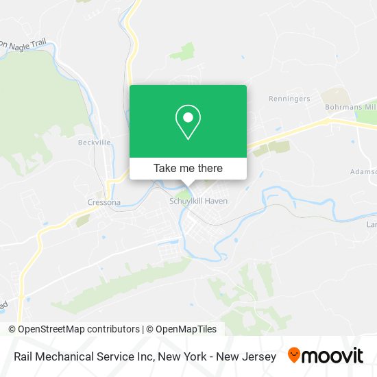 Rail Mechanical Service Inc map