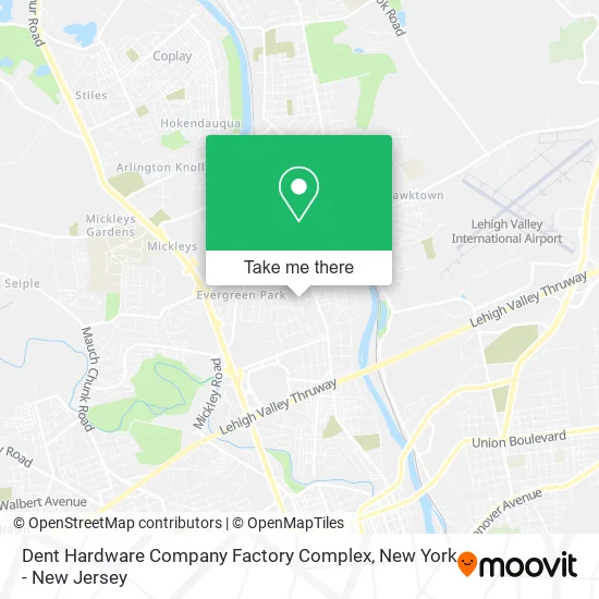 Dent Hardware Company Factory Complex map