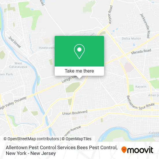 Allentown Pest Control Services Bees Pest Control map