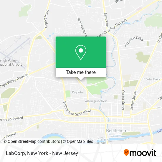 LabCorp map