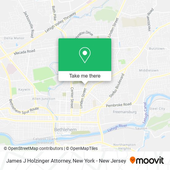 Mapa de James J Holzinger Attorney