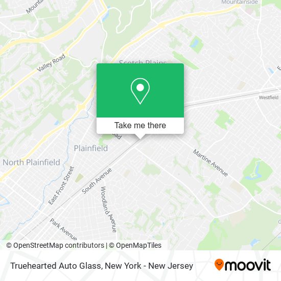 Truehearted Auto Glass map