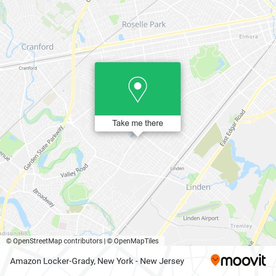 Amazon Locker-Grady map