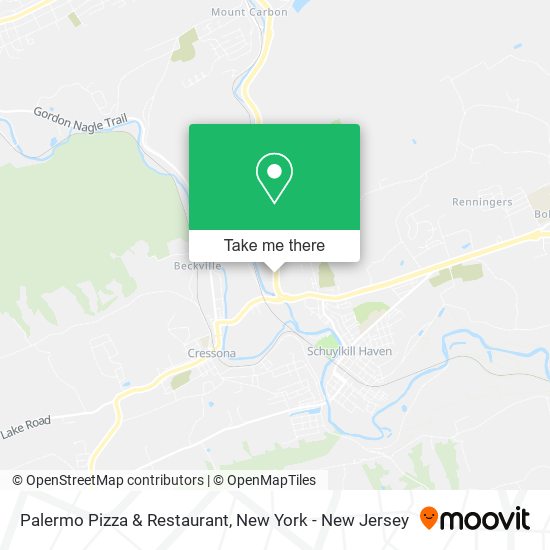 Mapa de Palermo Pizza & Restaurant