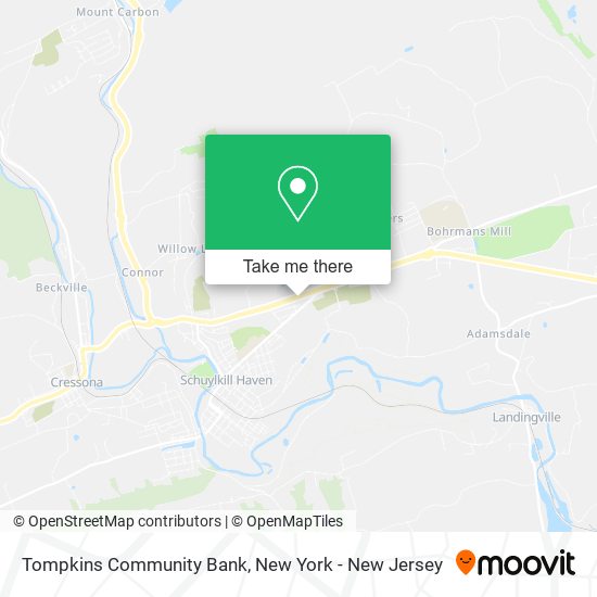 Tompkins Community Bank map