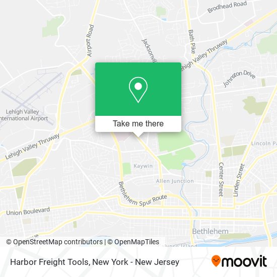 Mapa de Harbor Freight Tools