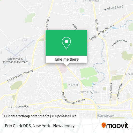 Eric Clark DDS map