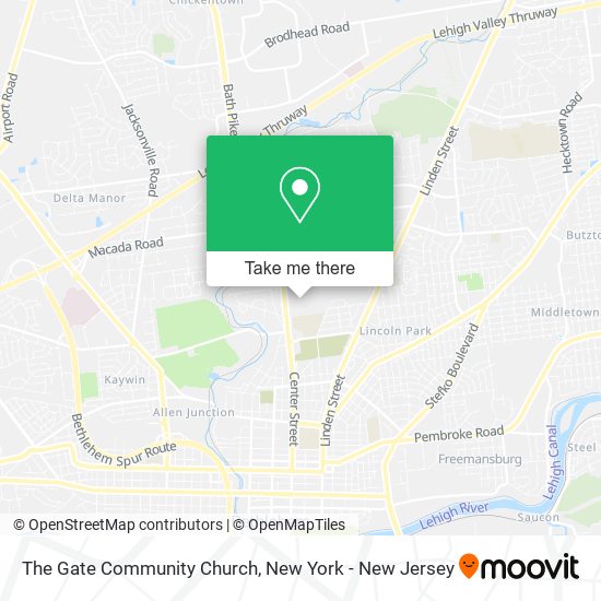 Mapa de The Gate Community Church