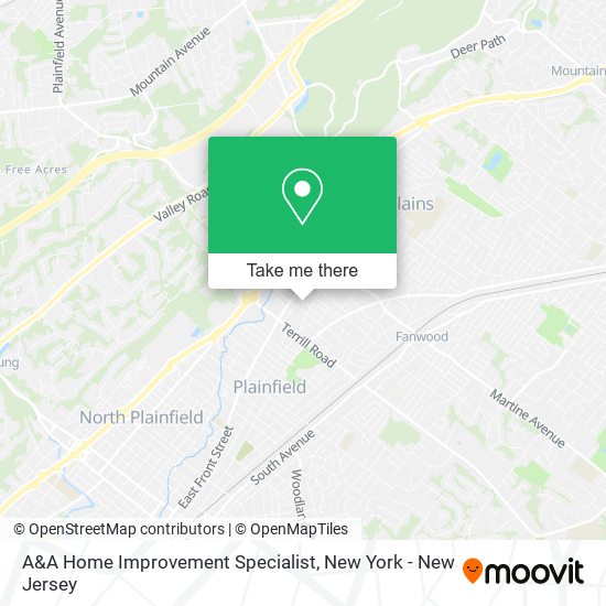 Mapa de A&A Home Improvement Specialist