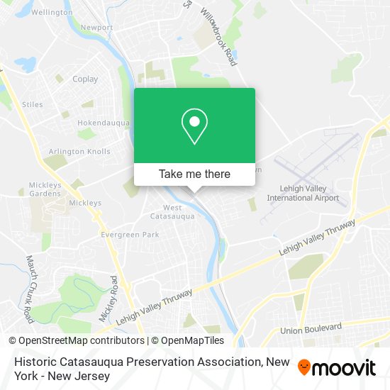 Mapa de Historic Catasauqua Preservation Association