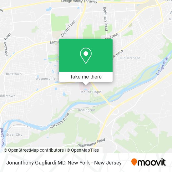 Mapa de Jonanthony Gagliardi MD