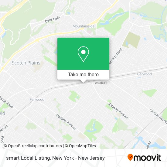 Mapa de smart Local Listing