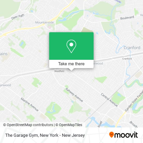 Mapa de The Garage Gym