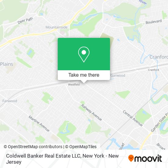 Coldwell Banker Real Estate LLC map