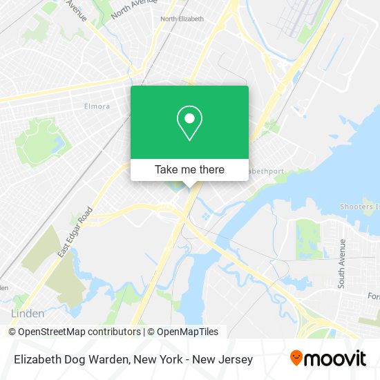 Mapa de Elizabeth Dog Warden