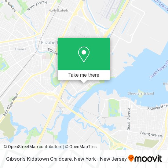 Gibson's Kidstown Childcare map