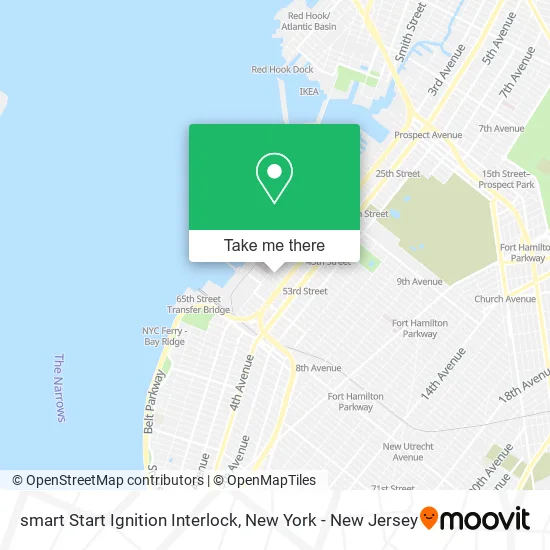 smart Start Ignition Interlock map