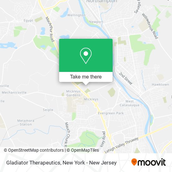 Gladiator Therapeutics map